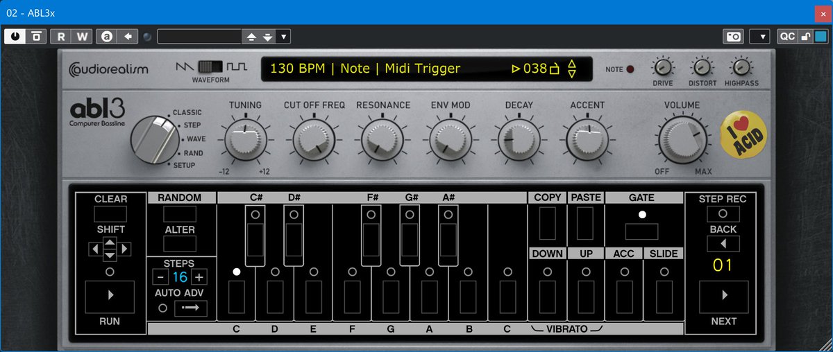 logue256's tweet photo. #ABL3 はAcid Technoじゃなくても使いやすいシンセベース音が出るなぁ。

アナログシンセの一種なだけにiZotope Trashとかで音を歪ませれば、いい感じにバリエーション増えるし。#DTM https://t.co/3CWLU6UXlQ