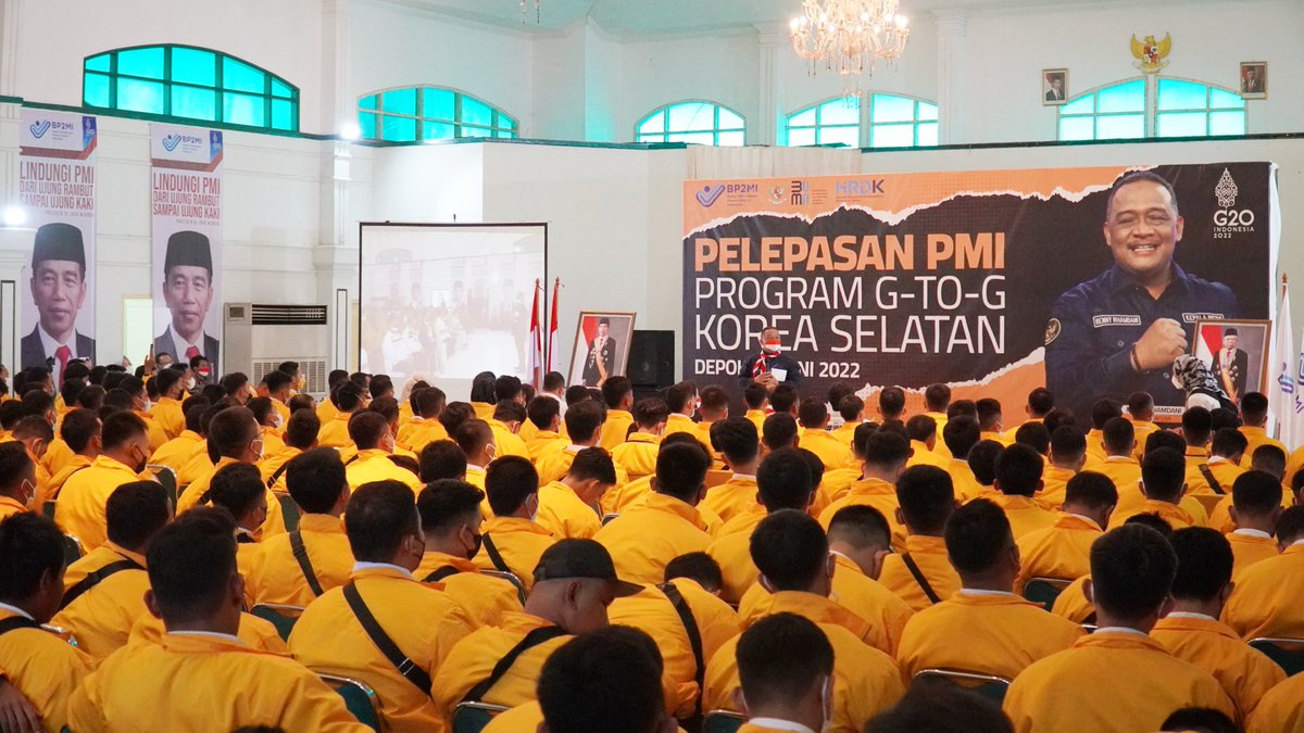Semangat untuk mengangkat harkat dan martabat Pekerja Migran Indonesia (PMI), dari Badan Pelindungan Pekerja Migran (BP2MI) tidak main-main berikut buktinya di hadapan 375 CPMI #BP2MI #SikatSindikat @benny_rhamdani_ @bp2mi_ri