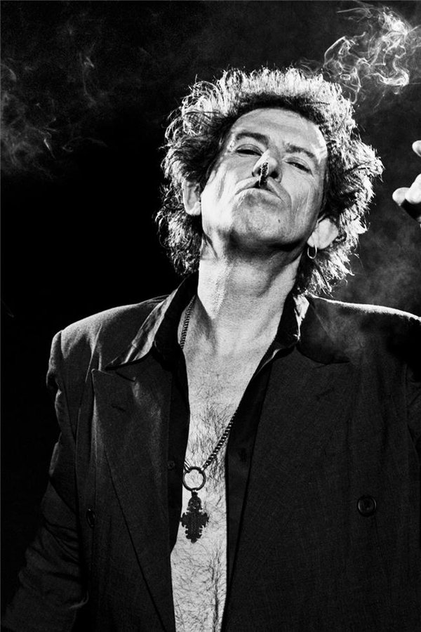 Keith Richards in New York City, 1993. Photo by Stephanie Pfriender Stylander.