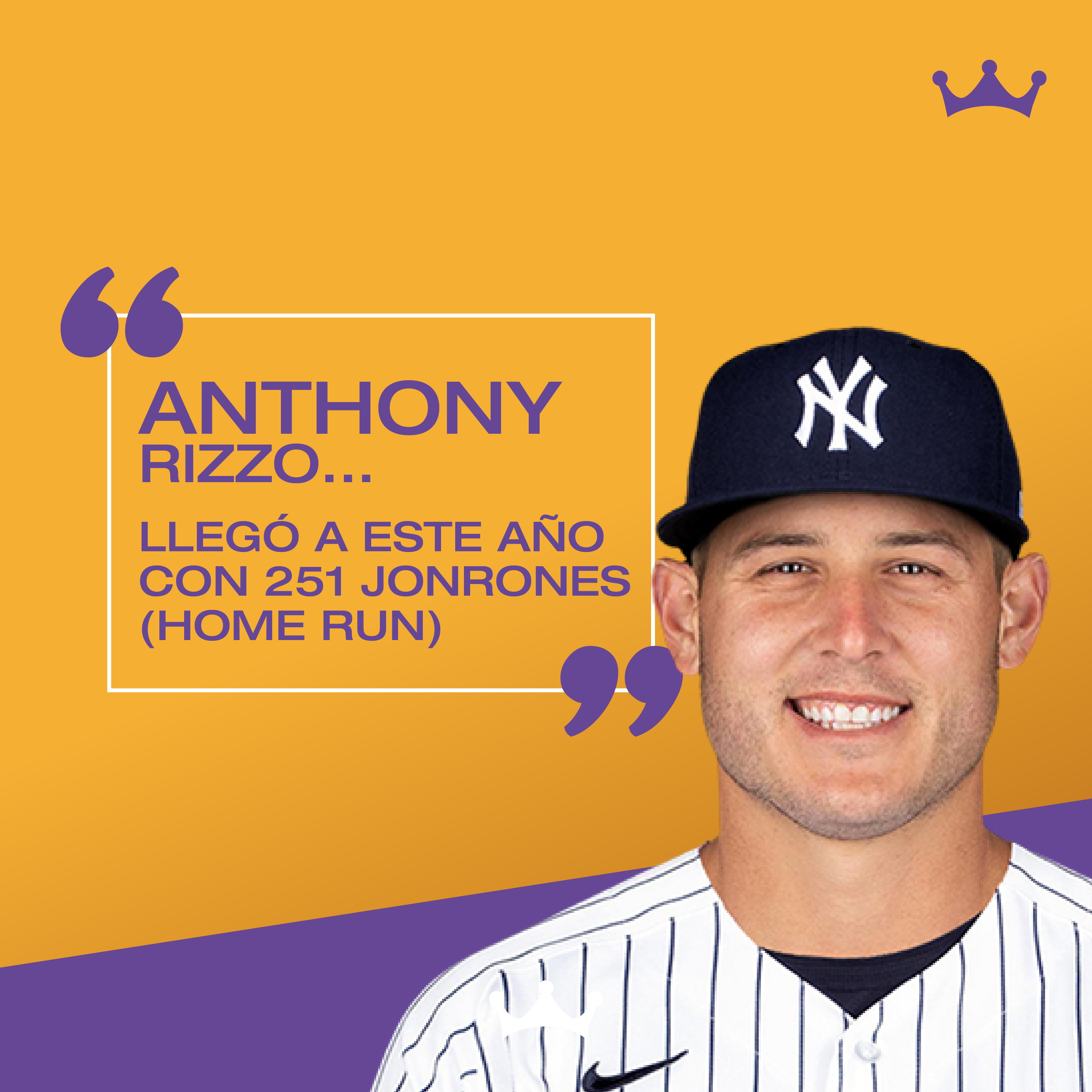 BET REGAL on Twitter "Anthony Rizzo el líder de los jonrones alcanzó
