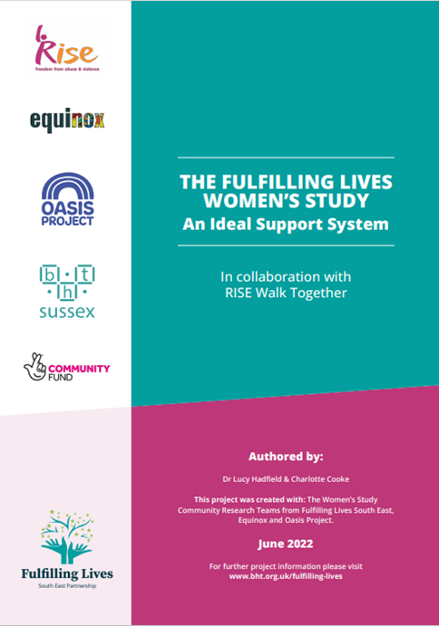 FLSouthEast's tweet photo. ❗️Newly published❗️ The Fulfilling Lives Women’s Study – An Ideal Support System 

- a collaborative research project across 3 specialist women's organisations: @FLSouthEast @Oasis_Project_ @EquinoxBrighton, supported by the @riseuk Walk Together Community Research Project (1/3) https://t.co/sT8XfKJsiv