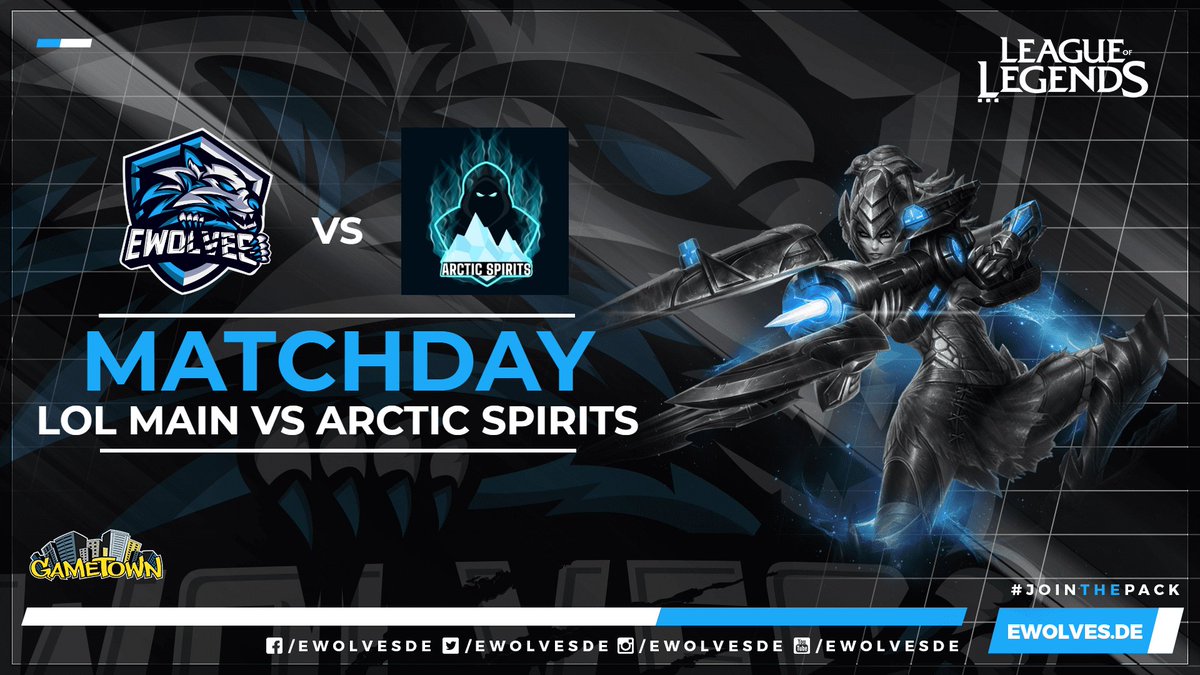 eWolvesDE's tweet photo. Und heute geht es auch direkt weiter für unser #LoL Main Team🔥
⚔️ @PrimeLeague Div. 4.7
🆚 @arctic_spirits
🕕 18:00 Uhr
🔴 https://t.co/Kb5MDS3Piy
🎙️ @Forsaken53ews & @N1L0_X
An der starken Leistung gestern anknüpfen und das nächste 2:0 holen Jungs!💪
#EWSWIN #JoinThePack🐺 https://t.co/rSWflnGSU2