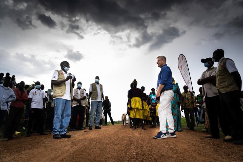 DKinUganda's tweet image. The projects he visited included @UNFPAUganda’s Way project that addresses #SRHR #GBV &amp;amp; NURI Agriculture project that advances #agriculture support to Ugandans &amp;amp; refugees.He applauded Uganda’s continued hospitality towards refugees &amp;amp; re-affirmed Denmark’s commitments in Uganda.