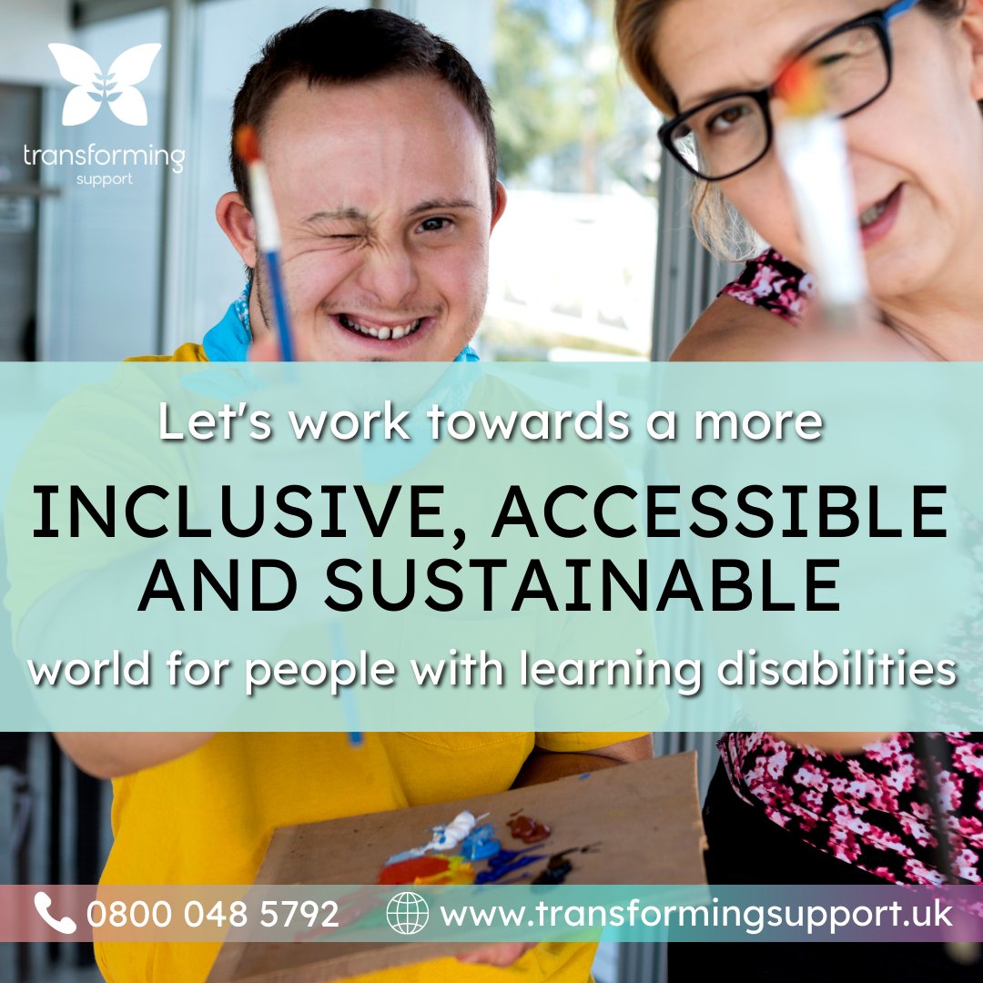 TRFSupportUK's tweet image. LET’S DO IT TOGETHER! 👊
⠀
Together we can make our communities  more accessible and inclusive for people with learning disabilities so that everyone has the opportunity to participate. 🤝💙
-
Call today: 0800 048 5792 🐱‍🏍

#transformingsupport #transforming