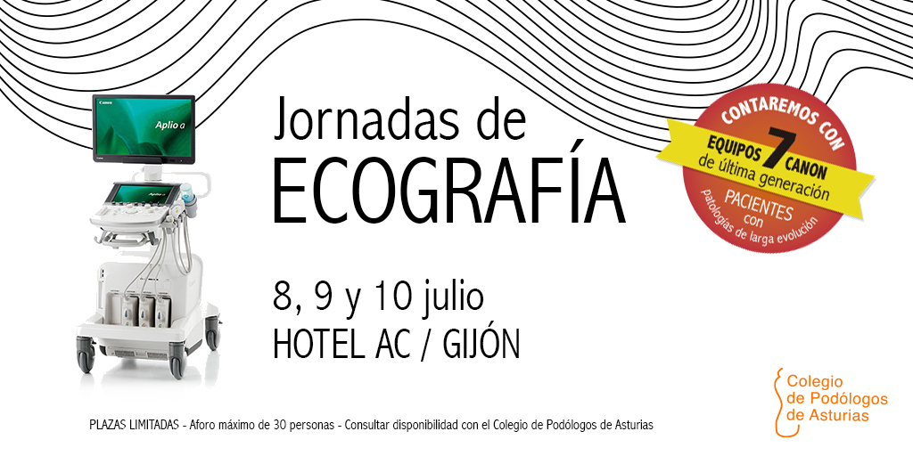 🤓 ¡Recordad que tenemos abiertas las inscripciones a nuestras jornadas de ecografía! 
🥼 Serán 3 días de formación con parte teórica y práctica con pacientes reales. 
💻 ¡Corre a por tu plaza!
✍️ Inscripciones en nuestra web: podologosasturias.com/formacion
#COPOAS #Podología
