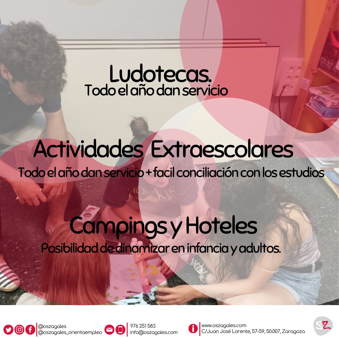 ¿Tienes ya el título de Monitor de Tiempo Libre y todavía no conoces todas las ventajas de trabajar en este sector?
✅¡Conoce las ventajas de trabajar como MTL!

#mtl #campamento #campamentos #campamento2022 #trabaja #trabajando  #ocioytiempolibrezaragoza #zaragoza #empleo