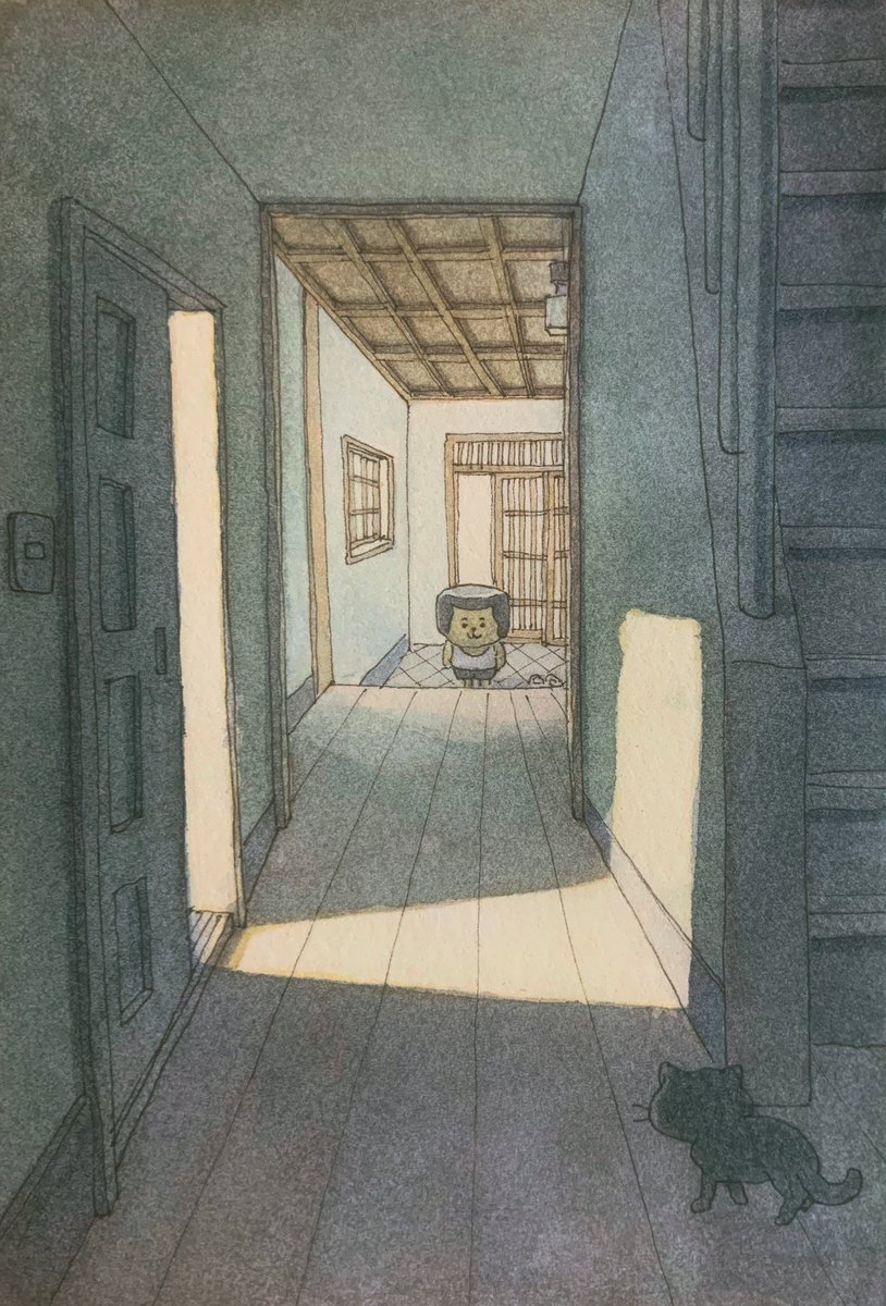 夏休みに散髪をした友達