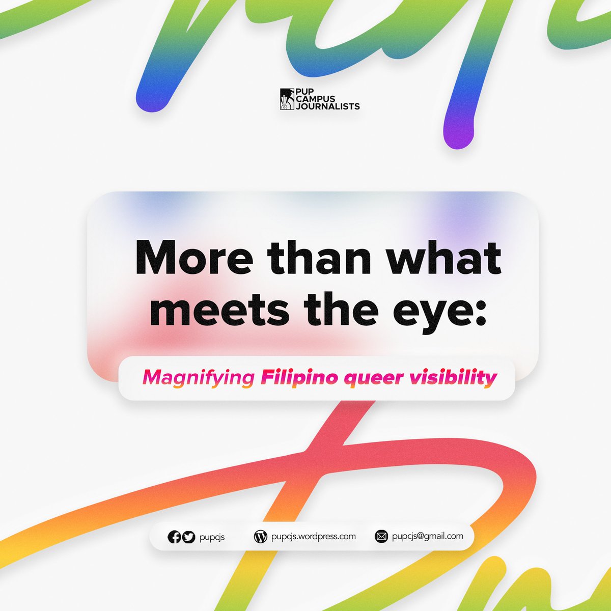pupcjs's tweet photo. The community as bright, colorful, and affirmative as ever is made up of talented and assertive people who have established their names in their respective fields of profession. From activism, music, beauty pageant, and social media, they continue to prove that gender [1/3] https://t.co/f1m4PRKjJR