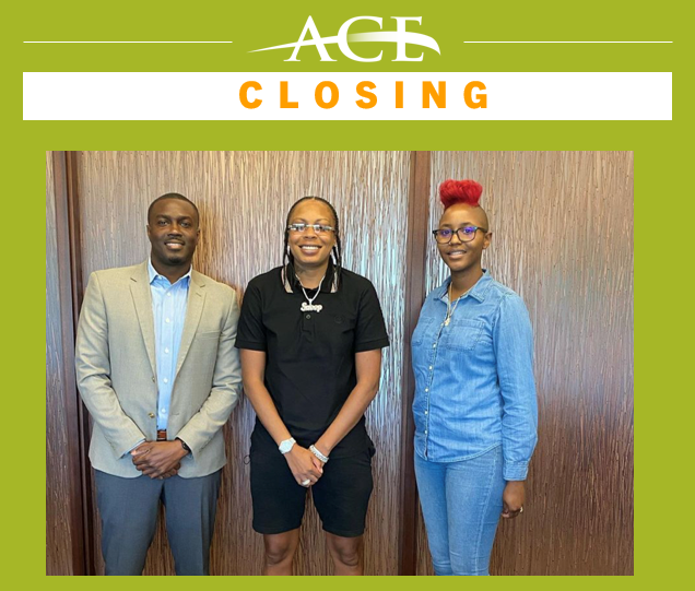 ACECapitalGA's tweet photo. Congrats to Crave Restaurant owner Mychel Dillard (center), who closed on a commercial loan with ACE Loan Officer Chris Clay (pictured to the left). Mrs. Dillard is the proud owner of five restaurants throughout Metro Atlanta.
#RippleEffect #aceclients #acecdfi #aceatlanta https://t.co/8DP5ZL2OEF