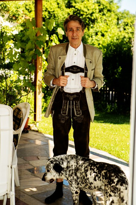 I've never worn traditional Bavarian costume in my life, but when you get a pair of hand-embroidered