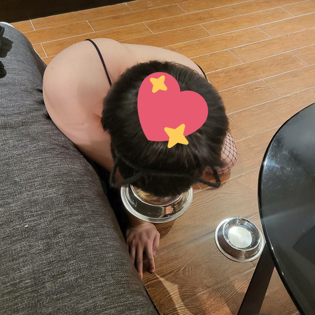 #섹트 #펨돔 #멜섭 #사컨 #도그플 #노예 #정조대

주인님과 함께 플하며 즐거운 시간 보냈어요!
도그플 하면서 발도 핥고,
주인님이 먹다가 개밥그릇에 뱉어주신 밥도 맛있게 먹었어요♡♡

담엔 침 잔뜩 발라서 입에다 뱉어주세요♡