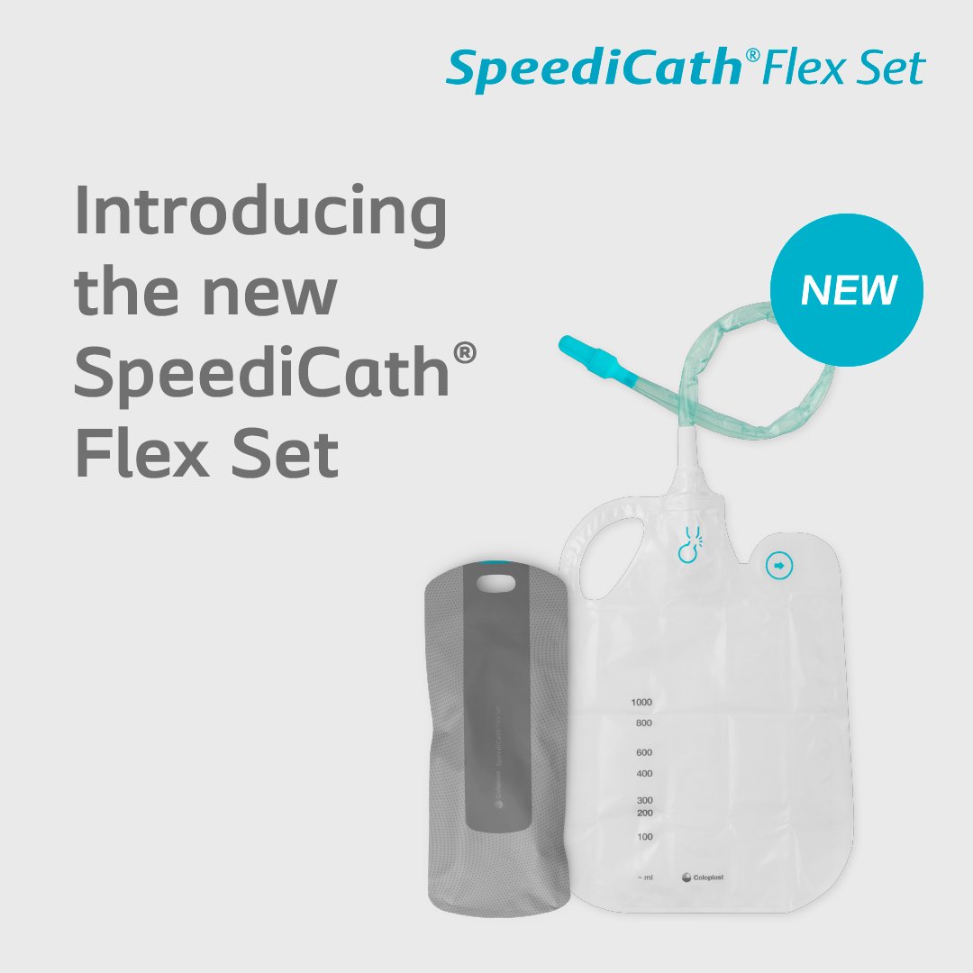 Coloplast_UK's tweet photo. The new SpeediCath® Flex Set is an all-in-one catheter and bag solution that is gentle, hygienic and easy to use – home or away. Learn more: https://t.co/JFPenh5PwL
#SpeediCathFlexSet #MakingLifeEasier
#ISC #IntermittentSelfCatherisation #Catheter https://t.co/Vk1rYRpcM3