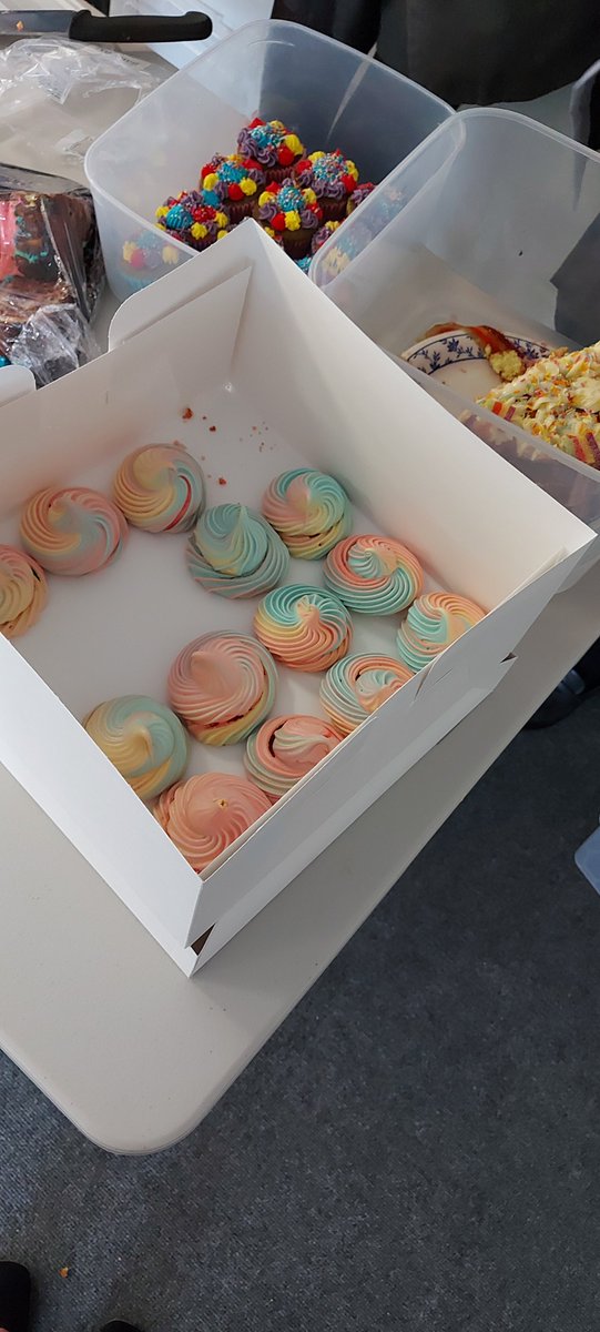 MissEdenEnglish's tweet image. Pride bake sale at @AcademyCromer today! I&apos;ve never seen so much rainbow cake! SO much support and effort by students 🤩 @InspirationEast @NorfolkLgbt