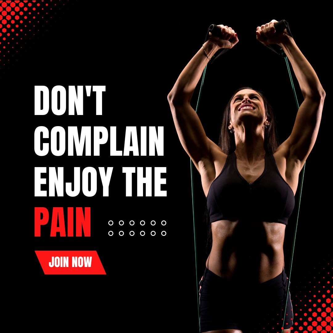 AstroNutrition's tweet photo. don't complain enjoy the pain. https://t.co/gLqWFqhLt1