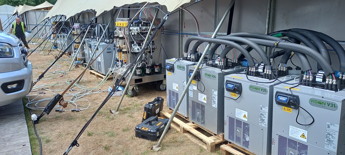 Another exciting, large scale festival in our calendar is British Summer Time Festival at Hyde Park! Here's some behind the scenes photos from our technicians on site.

#innservebehindthescenes #innserve