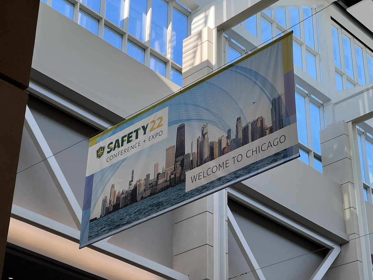 safety_network's tweet photo. Day one ASSP conference in Chicago.  A little bit of back to normal! https://t.co/Xum375PwVw