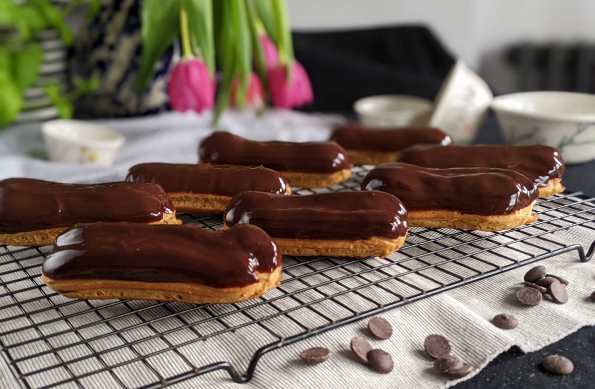 DEMO ALERT! I'll be doing a gluten free baking demo at <a href="/AllergyShow/">Allergy & Free From Show</a> in London on Saturday 2nd July at 2.45pm.
Tickets are free: eventdata.uk/Forms/Form.asp…
I'll be baking #glutenfree choux pastry and double chocolate eclairs 😋