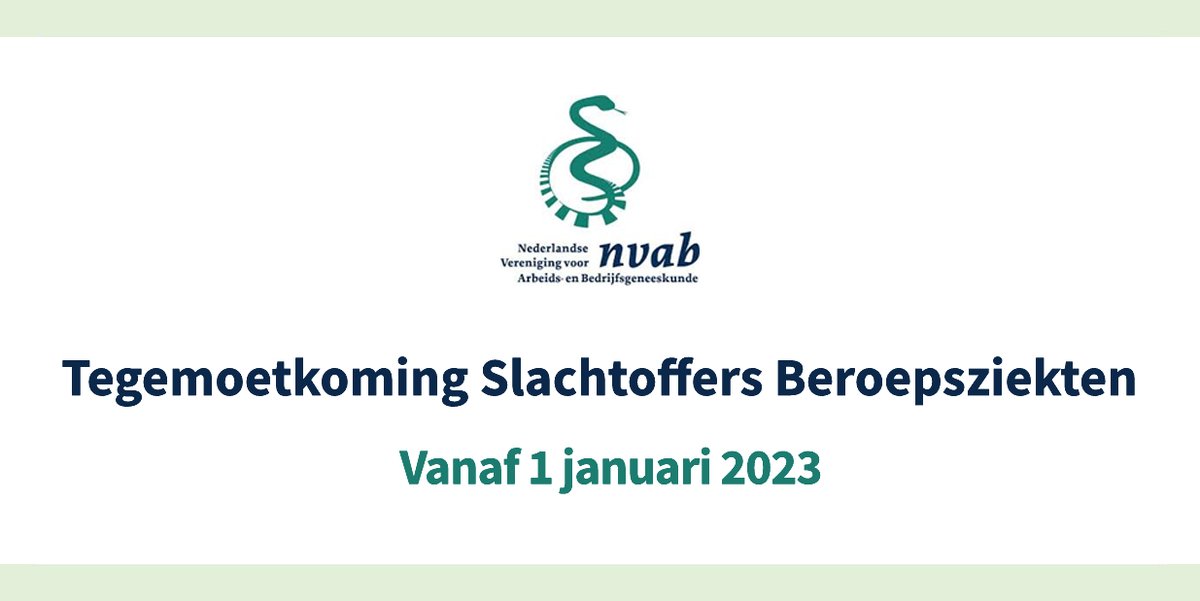 Beroepsziekten openbaren zich vaak pas jaren na blootstelling aan gevaarlijke stoffen. Het <a href="/MinisterieSZW/">Ministerie van Sociale Zaken & Werkgelegenheid</a> voor Sociale Zaken en Werkgelegenheid komt daarom vanaf 1 januari 2023 met een tegemoetkoming
bit.ly/3OqPleQ #bedrijfsarts #beroepsziekten #asbest #astma #CSE