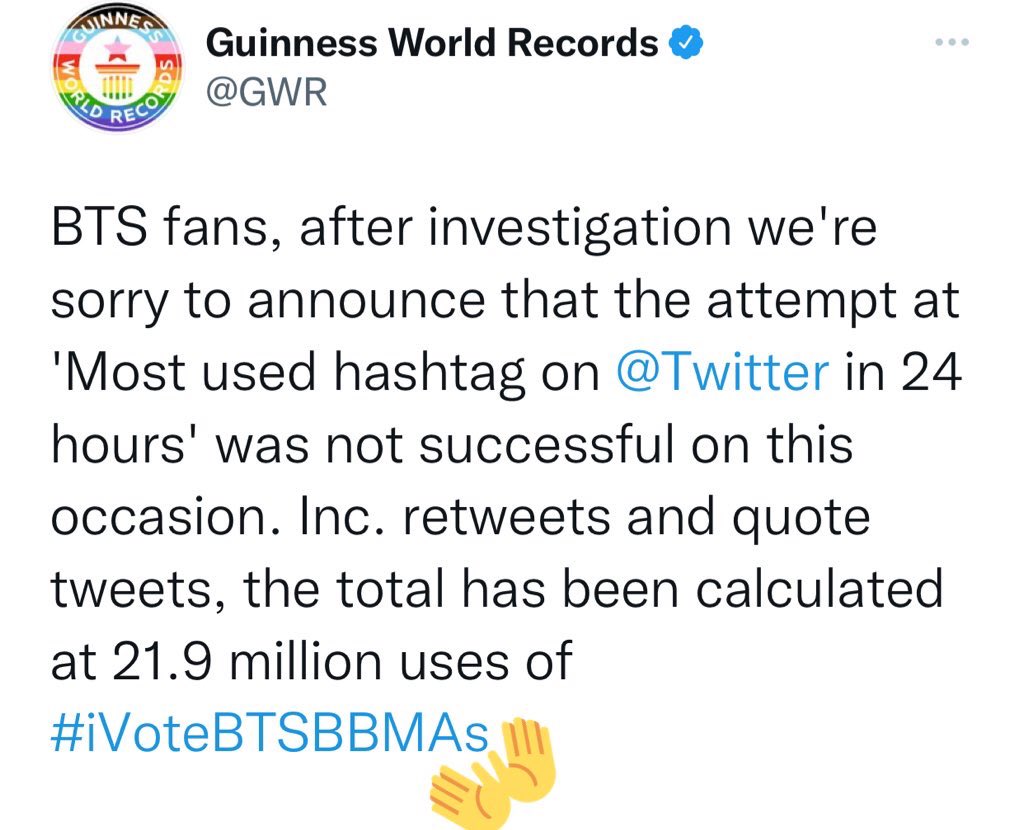 why you lying lmaooo bts is a fucking kpop act and their tag for bbmas made 21.9M in just 24 hours
