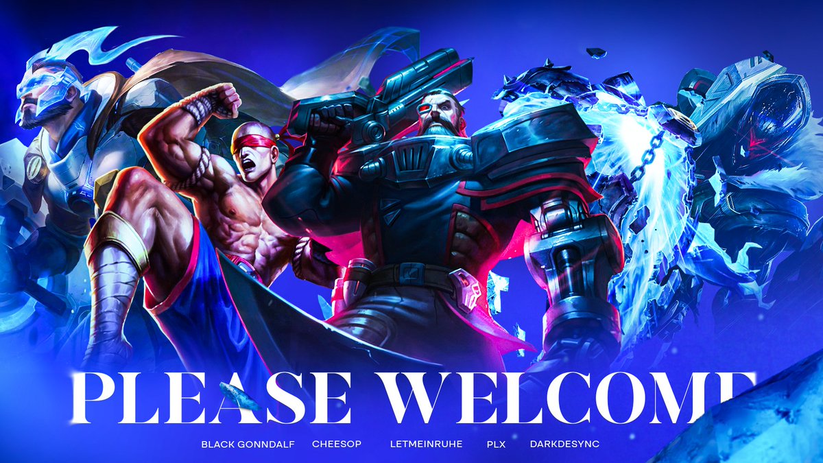 Ares Gaming (@aresgamingde) on Twitter photo OUR #PRIMELEAGUE SUMMER SPLIT 2022 ROSTER
TOP: BLACK GÖNNDALF
JUNGLE: CheesoP
MID: RealLetMeInRuhe
SUPPORT: PLX
ADC: TheDarkDesync
STANDIN: Alloro
#AhuAres | <a href="/PrimeLeague/">Die Techniker Prime League</a> OUR #PRIMELEAGUE SUMMER SPLIT 2022 ROSTER
TOP: BLACK GÖNNDALF
JUNGLE: CheesoP
MID: RealLetMeInRuhe
SUPPORT: PLX
ADC: TheDarkDesync
STANDIN: Alloro
#AhuAres | <a href="/PrimeLeague/">Die Techniker Prime League</a>
