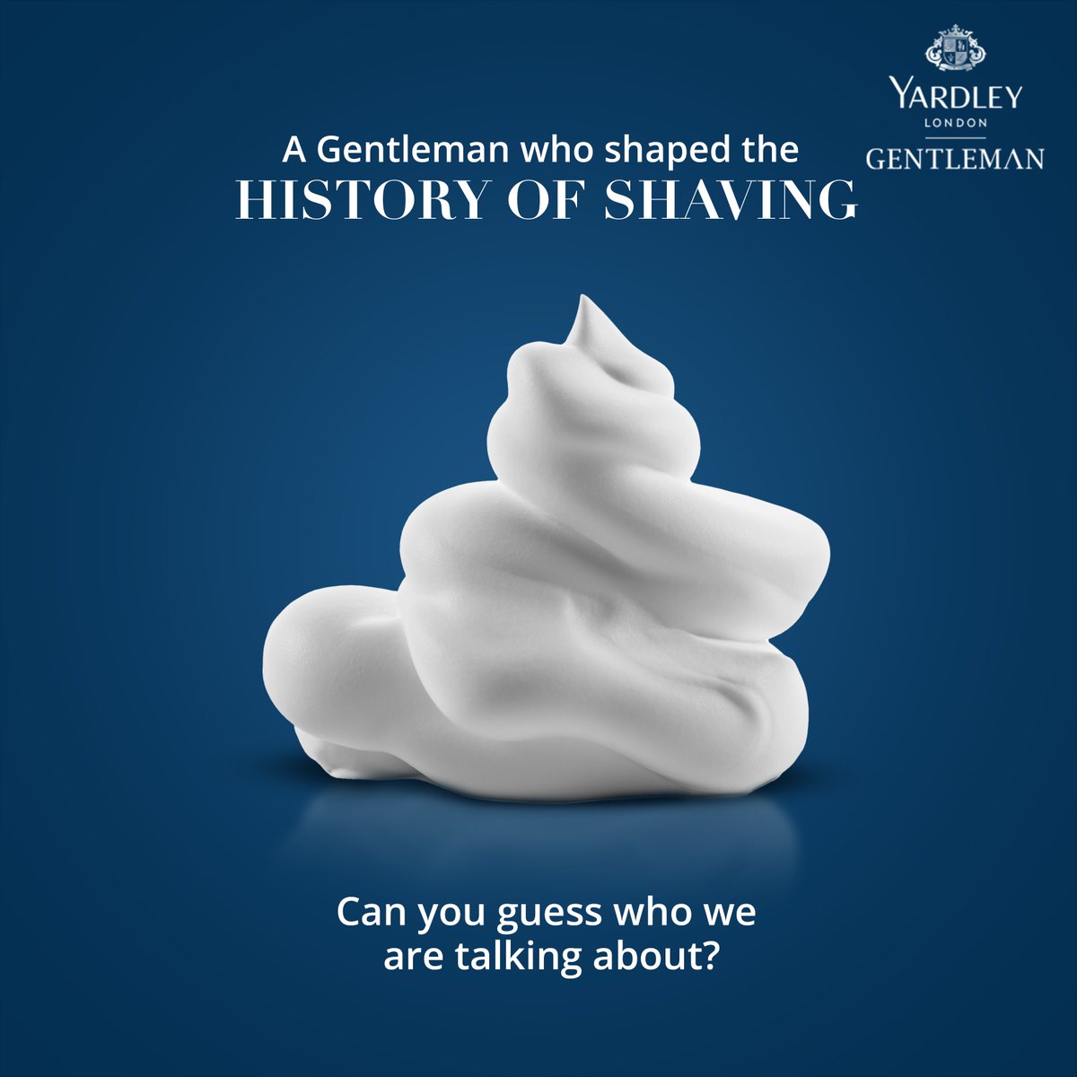 yardley_man's tweet photo. The first shaving cream was invented by a former MIT professor. The innovative product gives men an alternative to lathering soap with a brush. Can you guess who are we talking about?

All you need to do: 
1. Comment your answer &amp; follow @yardley_man 
2. Tag 3 friends https://t.co/XHCJm7path