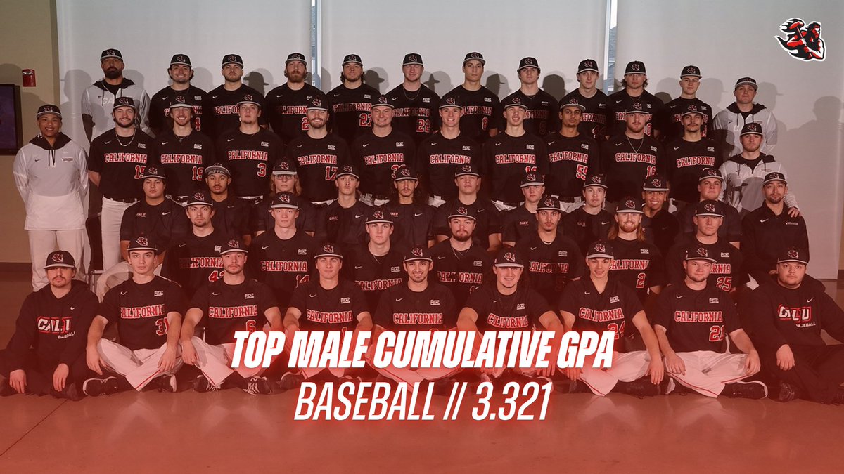 California (PA) Vulcan Athletics (@calvulcans) on Twitter photo 𝟐𝟎𝟐𝟏-𝟐𝟐 𝐕𝐔𝐋𝐂𝐀𝐍 𝐀𝐖𝐀𝐑𝐃𝐒
Academic Team of the Year
W: <a href="/CALU_GOLF/">Cal U Men & Women’s Golf</a>, 3.658 GPA
M: @CALU_baseball, 3.321 GPA 𝟐𝟎𝟐𝟏-𝟐𝟐 𝐕𝐔𝐋𝐂𝐀𝐍 𝐀𝐖𝐀𝐑𝐃𝐒
Academic Team of the Year
W: <a href="/CALU_GOLF/">Cal U Men & Women’s Golf</a>, 3.658 GPA
M: @CALU_baseball, 3.321 GPA