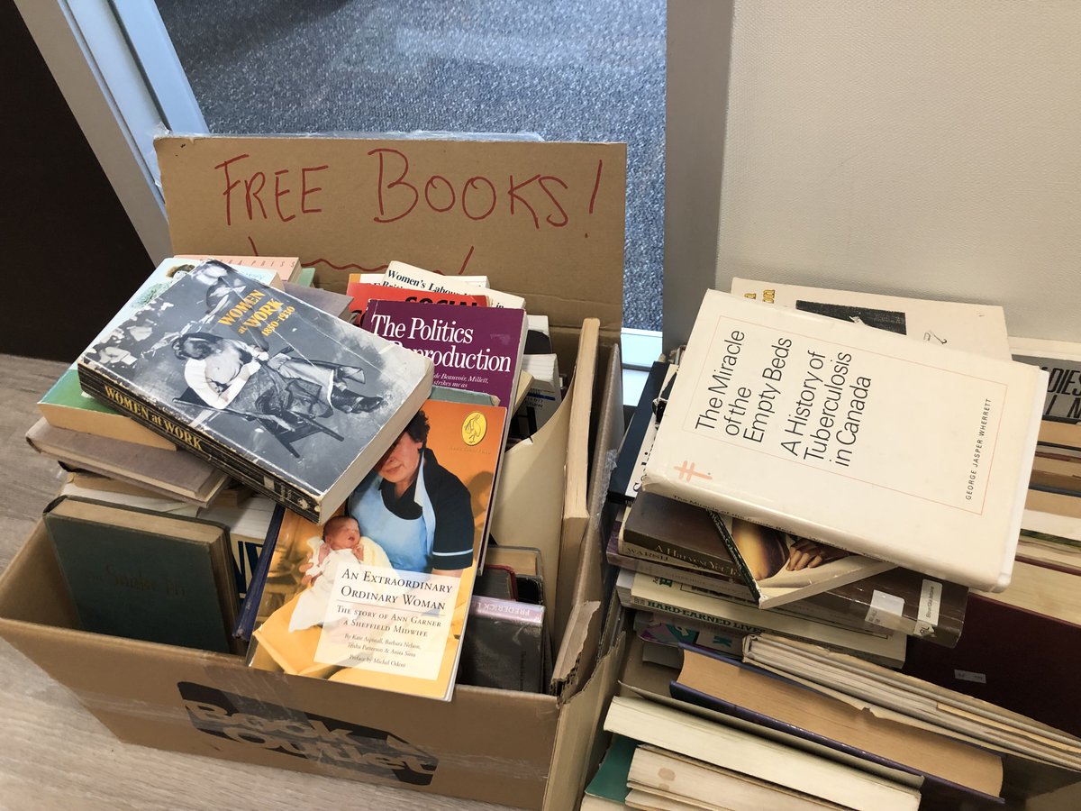 Free books! Dept of Social Science. 704A South Ross. #YorkU <a href="/YorkULAPS/">Faculty of Liberal Arts & Professional Studies</a>