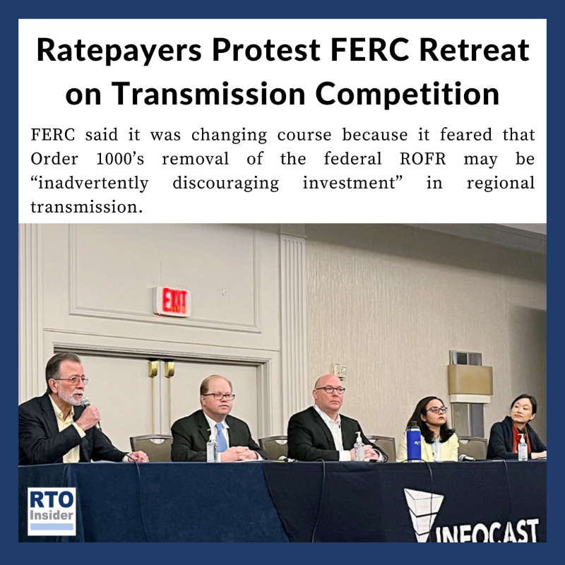 rtoinsider's tweet photo. When comments are filed next month on FERC’s transmission planning and cost allocation rulemaking, one issue sure to generate controversy is the commission’s proposal to abandon Order 1000’s competition measures.
✏️: @RichHeidorn
#EnergyTwitter #EnergyMarkets #EnergyNews