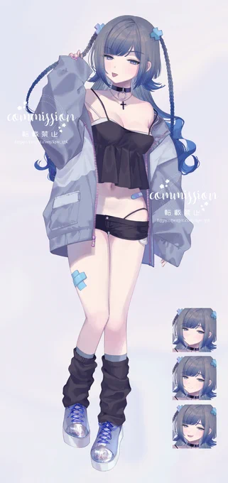思ちぽ様のキャラデザを担当させていただきました💙
たくさん愛でていただけたら嬉しいです!
#描ちぽ 