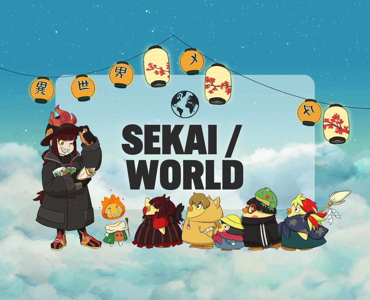 IsekaiMeta's tweet photo. SEKAI / WORLD 🌏

Isekai Festivals - Be ready to see Koo and friends pop up in different parts of the globe.

Studio Sekai Inc. - Personality creates character, the character creates animation, animation creates life, and life creates a world we can live in. https://t.co/2IY9hCyMnG