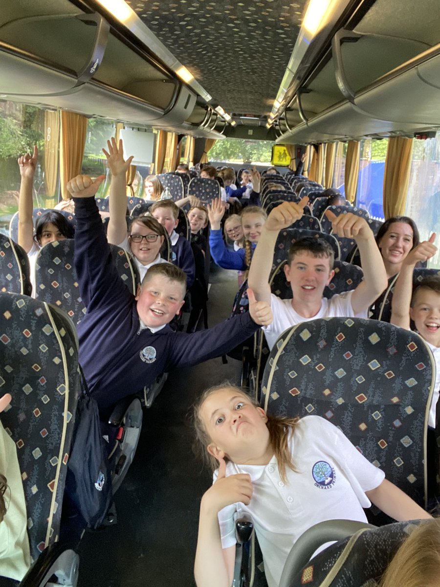 MrsCJohnstone's tweet photo. P6 + P7 are back safely on the bus heading to school after a fun (but very wet!) day out at the safari park! Some photos and videos will follow later 😀 @PrimaryOrchard @misskarran @elsi128 https://t.co/zrnSVaJT4V