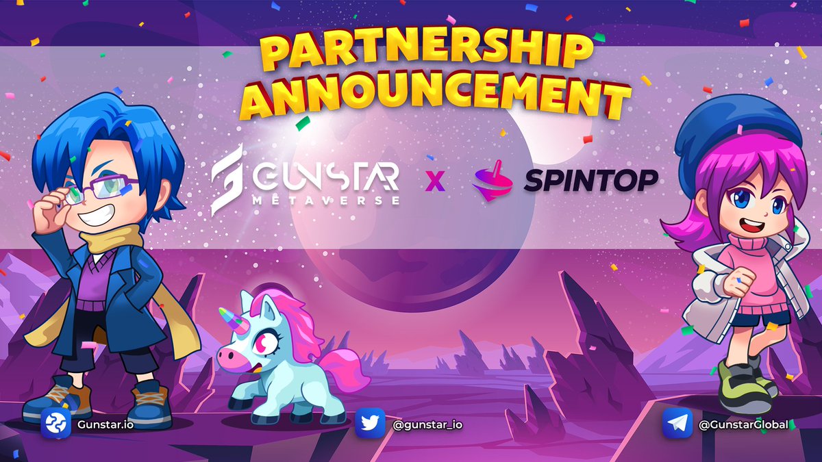 🤯 Welcome to the latest member of Gunstar Metaverse’s GameFi Alliance - <a href="/SpintopNetwork/">Spintop</a>,  A next generation blockchain gaming hub. 

👉 Details:  blog.gunstar.io/gunstar-metave…

#Gunstar #Metaverse #RaidBoss #Gamefi $GSTS $GSC #PlayAndEarn #FreeToPlay