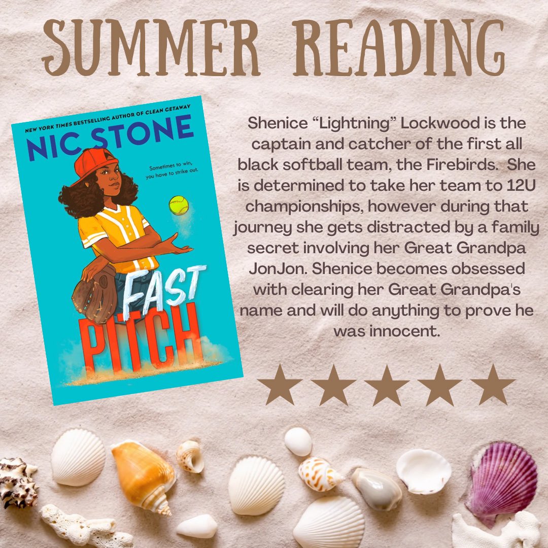 Book 1: Fast Pitch by Nic Stone #2022SummerReads