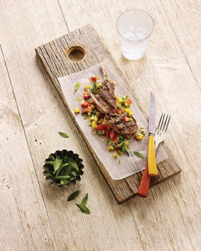 Are you looking for a new recipe for Canada Day? We have some suggestions for you including this one...  #Ontario Grilled #Lamb Chops with Peach Mint Salsa. Visit Lambrecipes.ca for this and other great recipes and cooking resources.