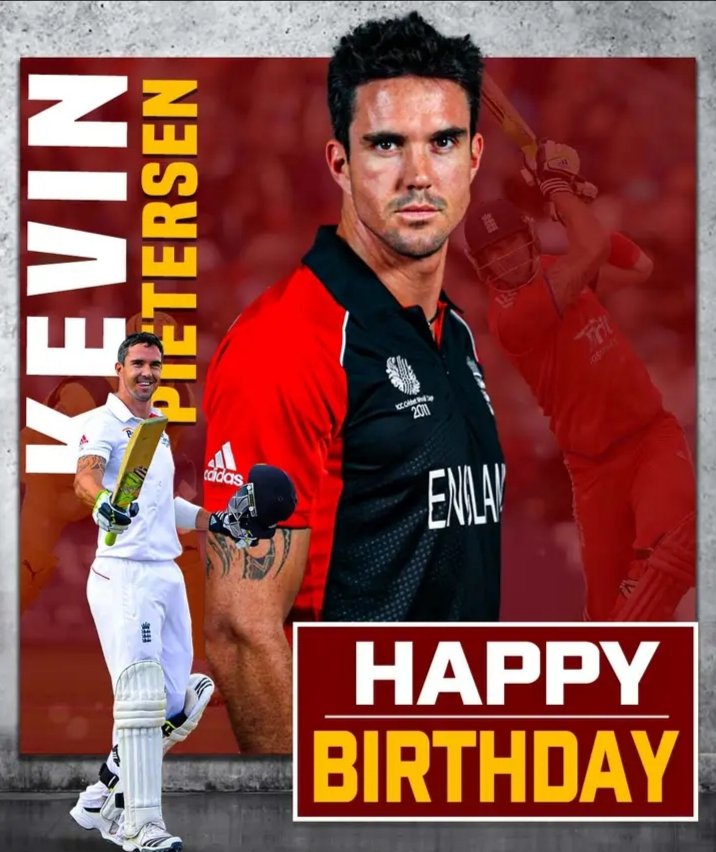   Happy birthday
one of the best Cricketer Kevin Pietersen      