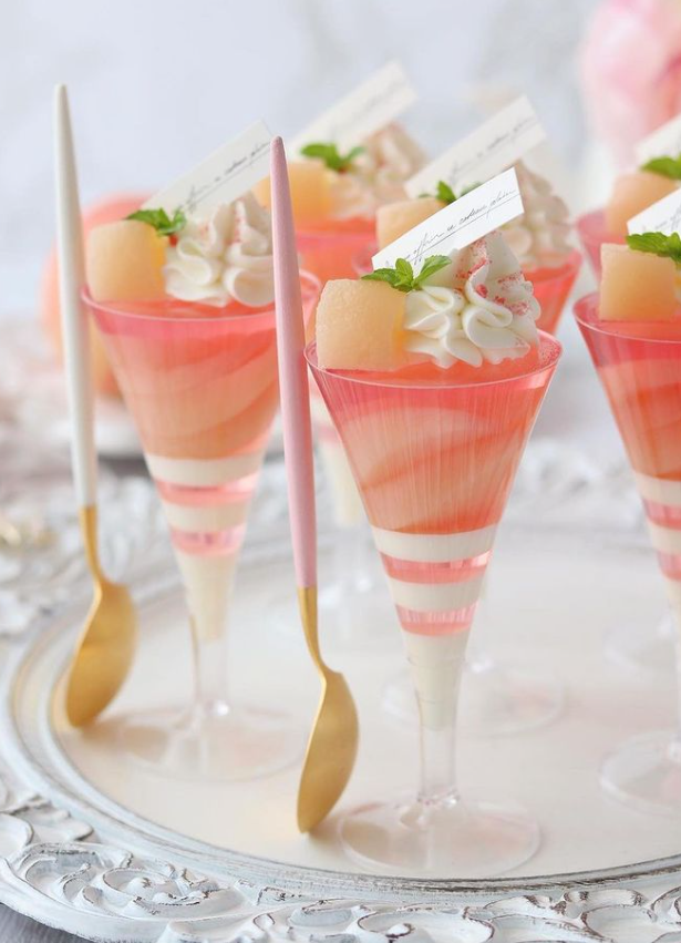 Peach jelly desserts by moe_chan2🍑