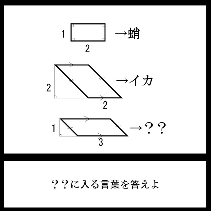 今日の宿題問題

(゜д゜)ウマー

#三日月ネコ謎 #謎解き #わかった人はRT 