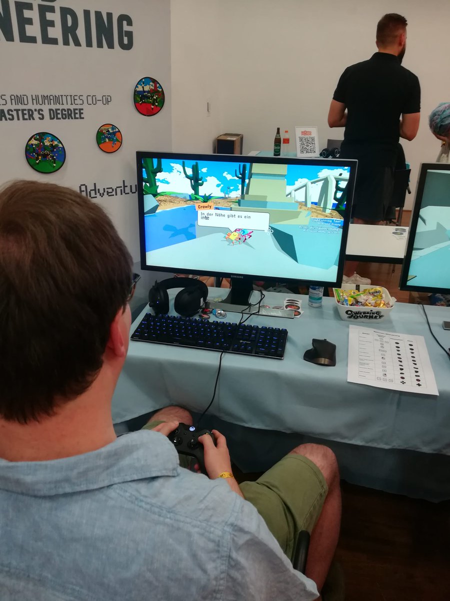 TobiasFroihofer's tweet photo. Had a blast at the #buttonfestival this weekend. It is always fun to try out new and upcoming games.
Thanks to everyone involved! #gddg22 https://t.co/4h1LpWAkmN