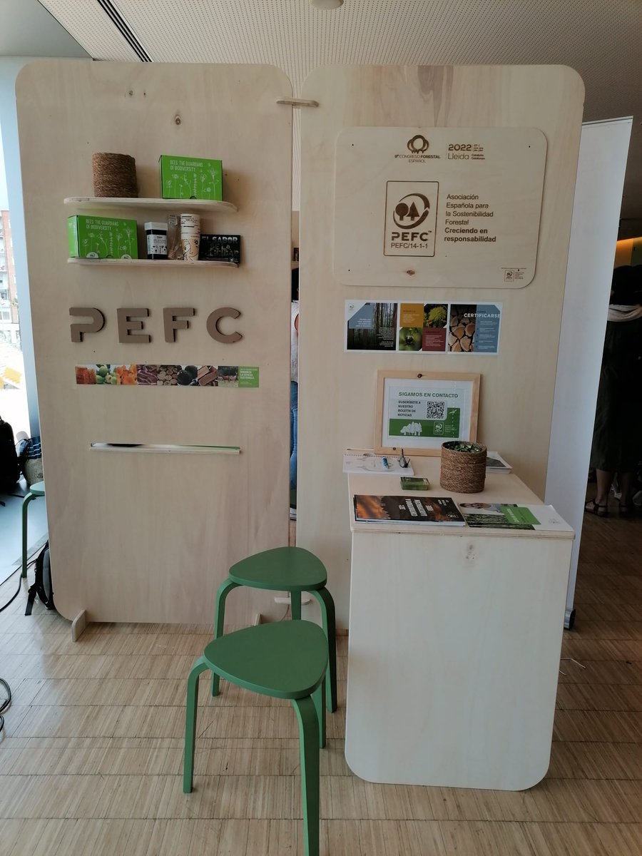PEFCSpain's tweet photo. ¡Ven a visitarnos a nuestro stand! Infórmate sobre cómo certificar tu monte, cómo contribuir a la sostenibilidad forestal y cómo aprovechar y vender #productoscertificados #PEFC
@congresoforesta #8CFE #CongresForestalEspanyol #forestal #Cuidamoslosbosques #montesPEFC https://t.co/luBFhVnyBT