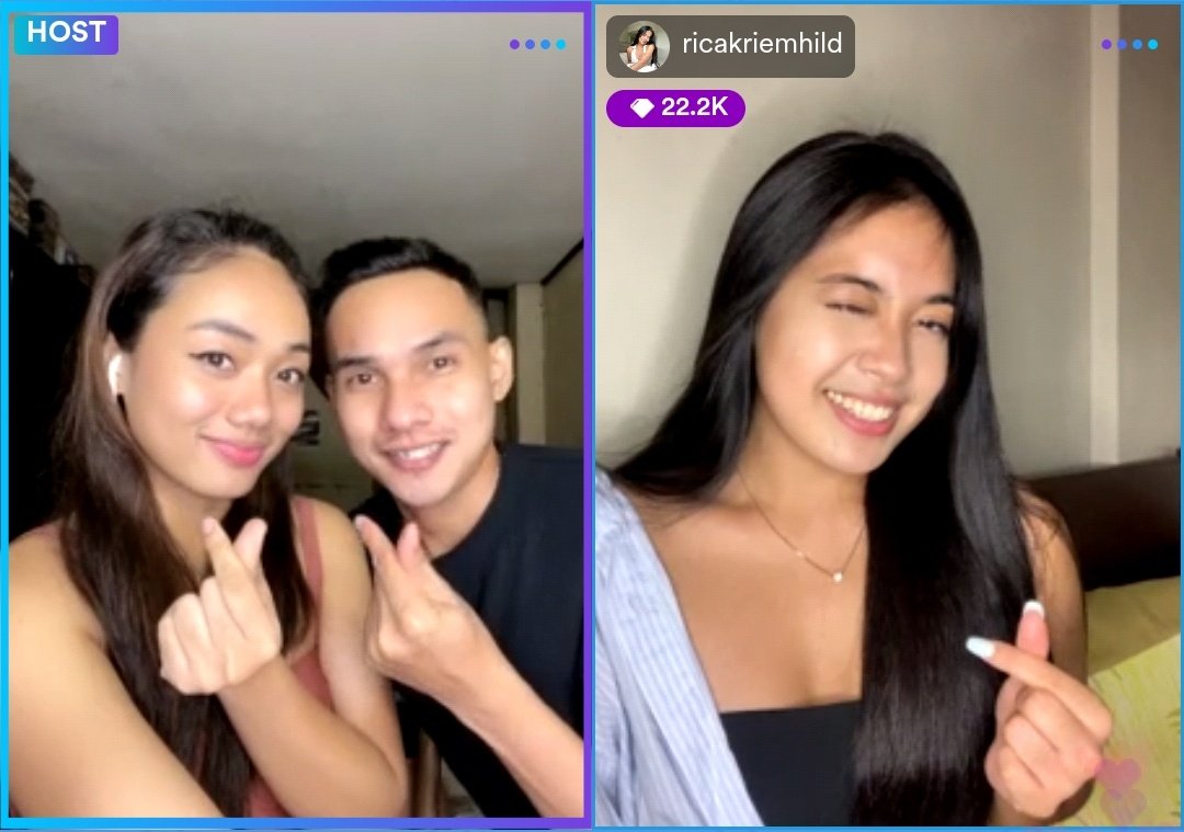 daexplorers16's tweet photo. Thank you so much po @ricakriemhild sa pagpayag na maging guest sa livestream ng aming kweeny Aizyl. Nag-enjoy po kami panoorin kayong dalawa 🥰🌸 Thank you rin po sa lahat ng nanood at nagbagsak ng VGs. 🥰🥰

#AizylTandugon | @aizyldtandugon https://t.co/IMjCryKvmV