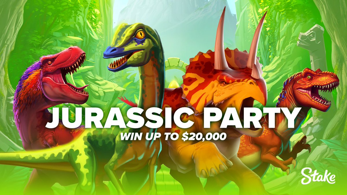 Stake Casino: $20,000 Promotion for Jurassic Party