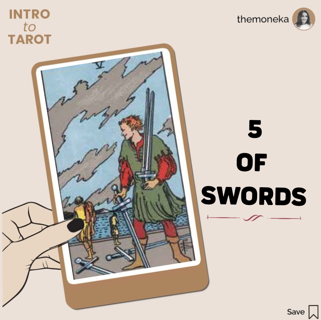 themoneka's tweet photo. Five of swords shows a man picking up swords from the ground. It represents a time of conflict where you walk away in sadness. Whatever this argument was about you lost your trust and dignity.
#themoneka #moneka #aceofcups #tarot #tarotreading #tarotcards #mondayvibes https://t.co/MRL7J4uyxA