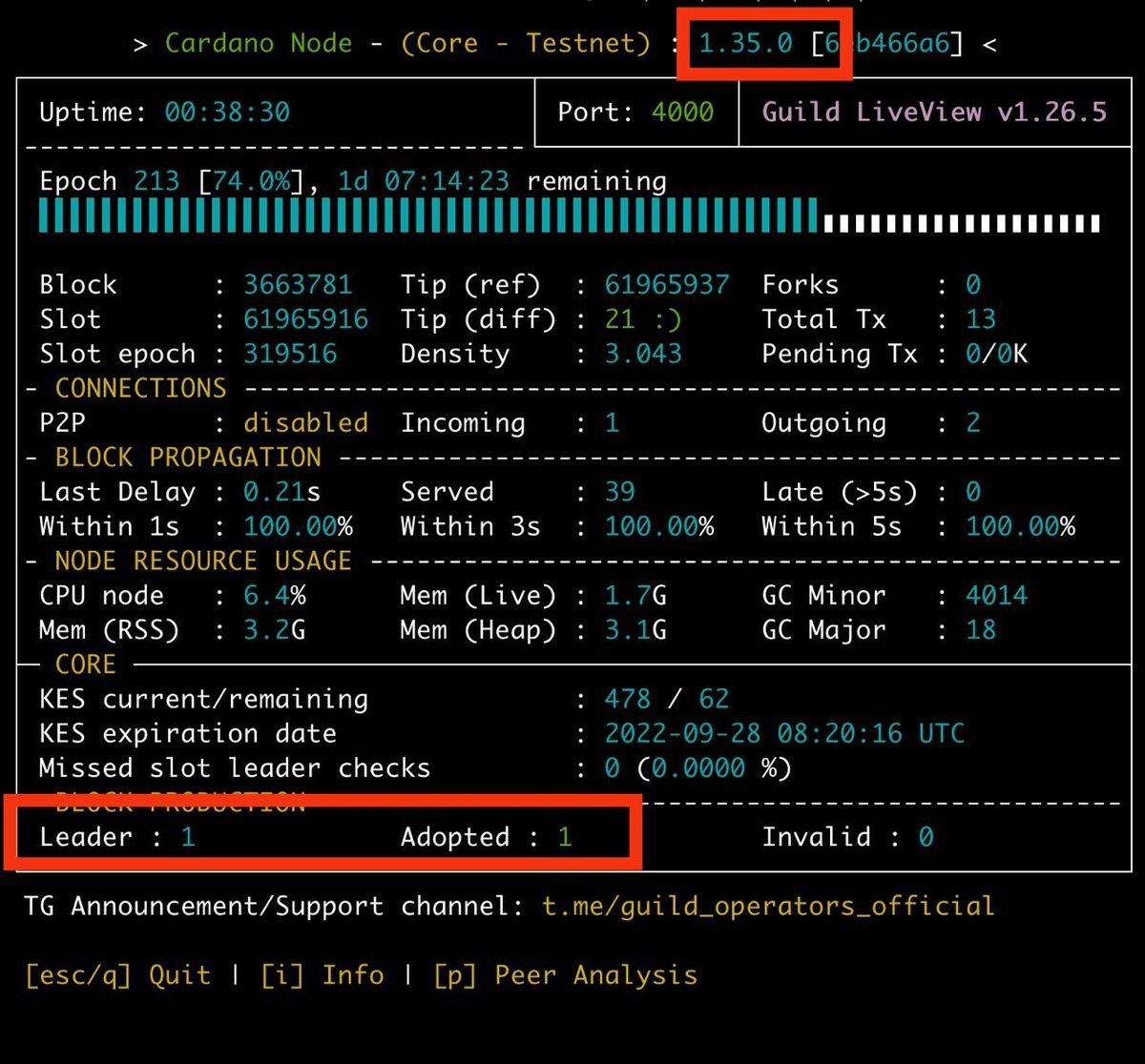 🗺️Road to Vasil Hard Fork

Our first block is successful tested with cardano-node 1.35.0 on Testnet

👇
If you are a stake pool operator, please, consider updating on testnet to reach mainnet asap.

<a href="/IOHK_Charles/">Charles Hoskinson</a>