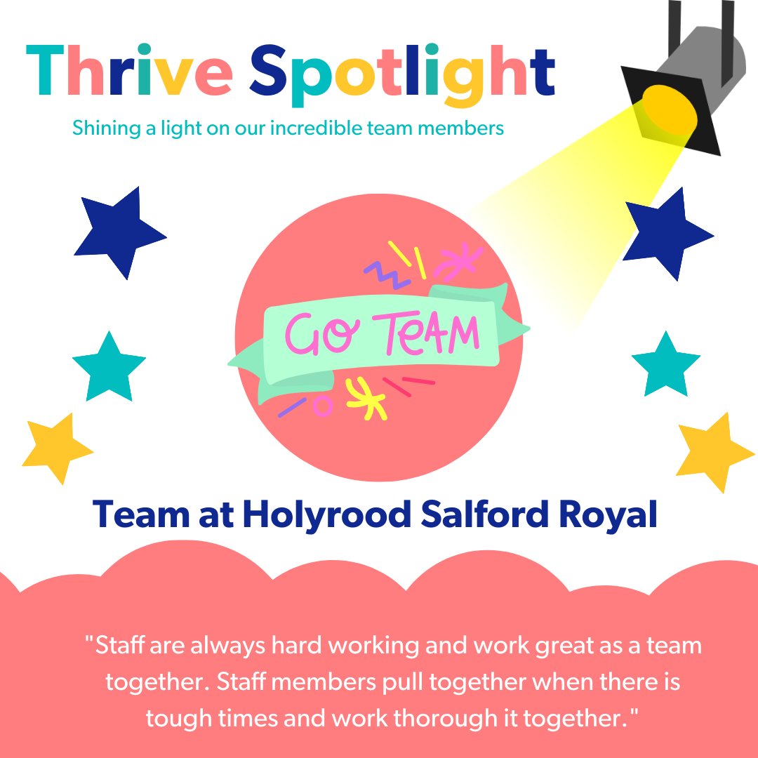 Spotlight on our teams at both Holyrood Salford Royal and Holyrood Princes Dock. Wonderful feedback and comments for our amazing colleagues!! Well done everyone, keep on Thriving... #teamthrive #thrivechildcare #recognition #celebratecolleagues #appreciation #appreciationpost