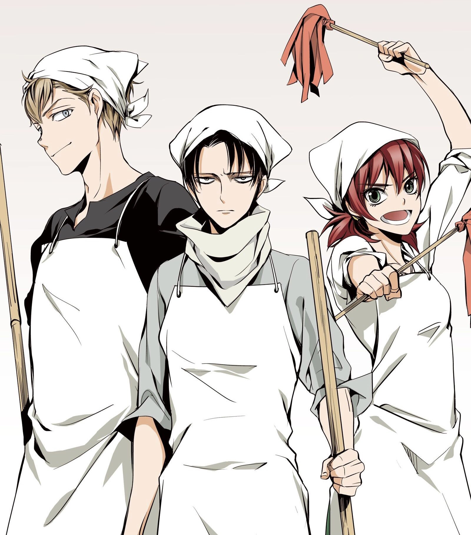 Attack on Titan Wiki on X: Attack on Titan No Regrets Trio / X