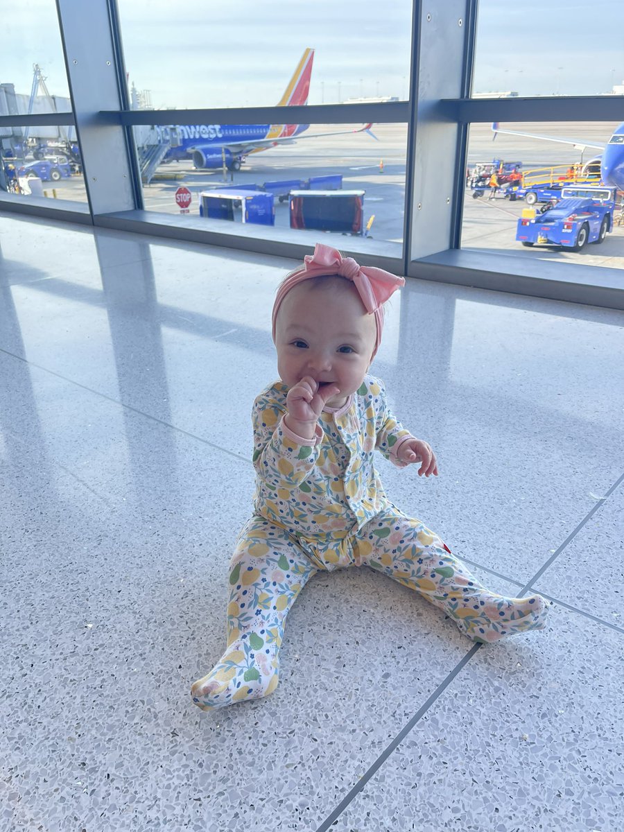 brittaniparker's tweet photo. @SouthwestAir your newest passenger! We were feeling the Luv! Her first from from Tulsa to Denver was awesome! https://t.co/RqUb5EP8BS