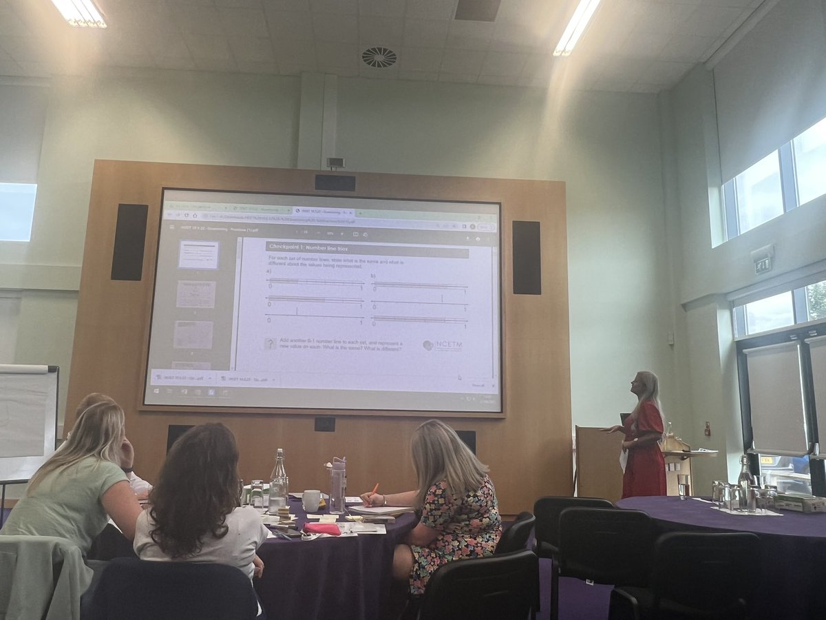 maths_rachel's tweet photo. So much variety presented today at the Secondary Mastery Collaboration Day! @BMA_mathematics is now sharing about Fractions! @YHMathsHub #mastery #maths https://t.co/eThvGf6tAo