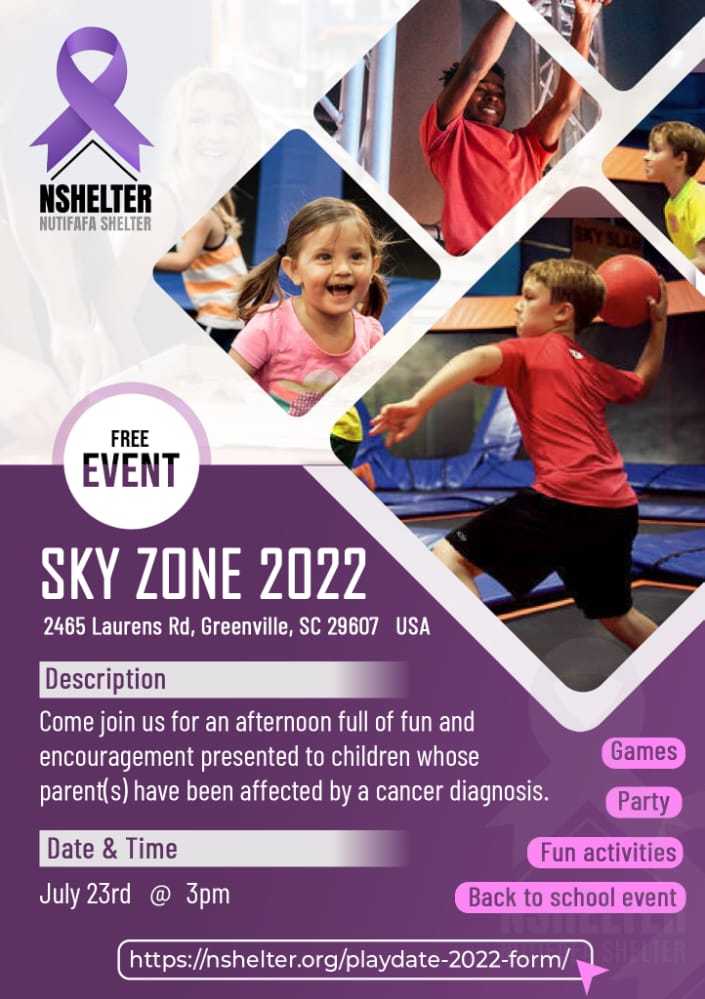 This is a FREE EVENT for children who have a parent(s) navigating a cancer diagnosis. 
nshelter.org/playdate-2022-…