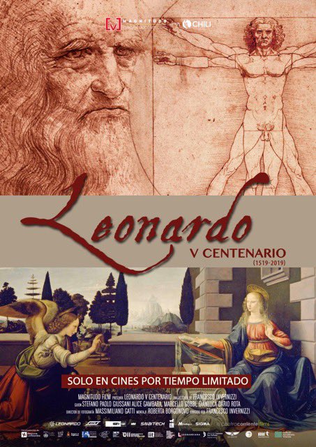 Hoy Lunes Cultural con la proyección de “Leonardo V Centenario”, a las 18:10h en Santa Engracia y a las 20:15h en Alberto Aguilera - disfruta de los grandes clásicos del arte y visita los mejores museos del mundo sin moverte de tu sala de cine 🎬🙌🏻🎨