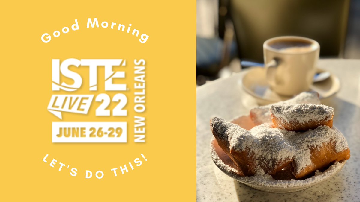 Aprilelah's tweet photo. Good morning #ISTElive! Join me here TODAY at 10am ET for my first-ever tweet chat on the future of #education! Looking forward to chatting with the great @alvinfoo @sallyeaves @tgravel @iangertler @avrohomg @TamaraMcCleary my #Labster peops @HopeFrank @stinzitas #labsterchat https://t.co/WoTCFBKArd